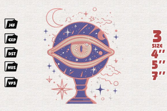 Magic Eye Embroidery Design